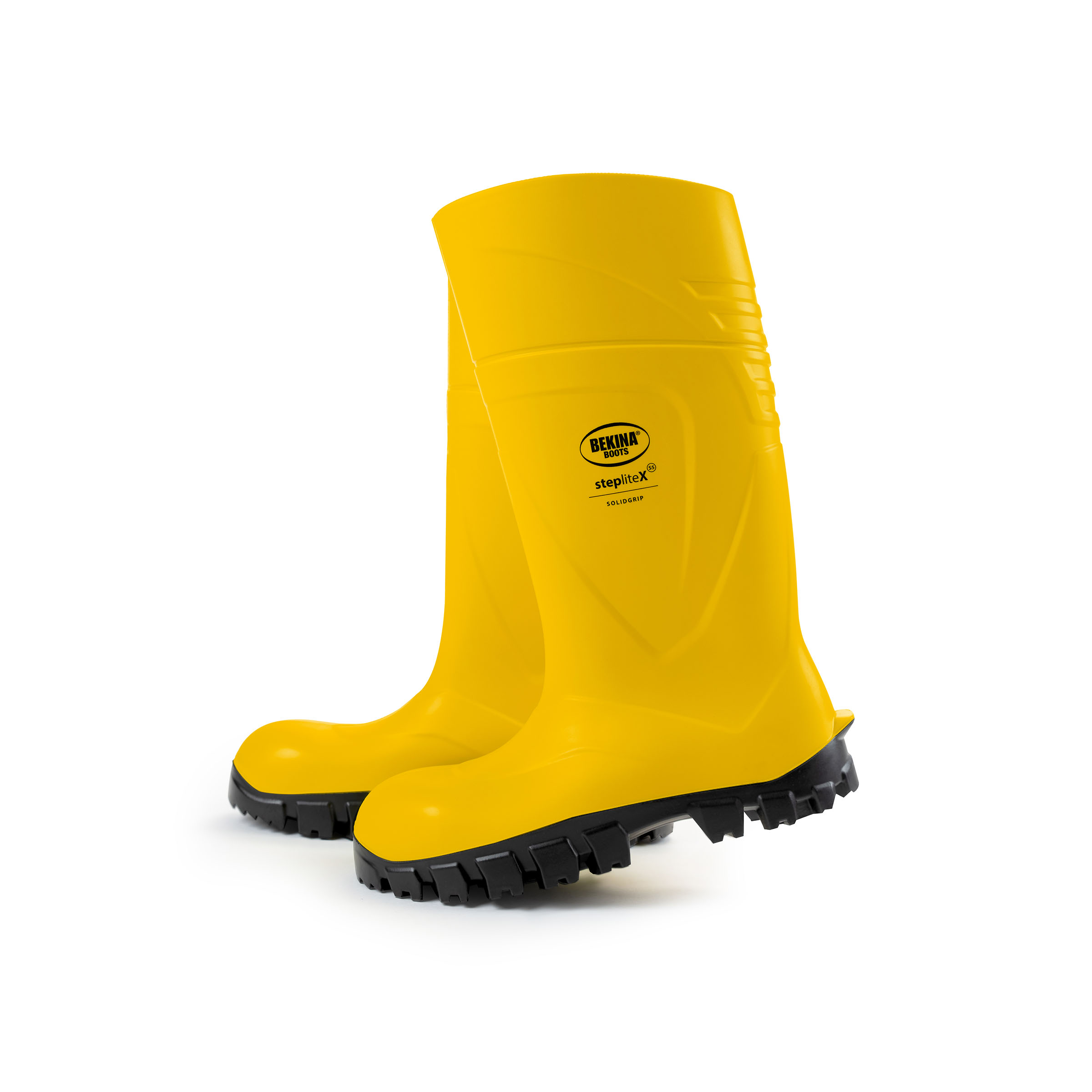 Yellow steel toe on sale boots